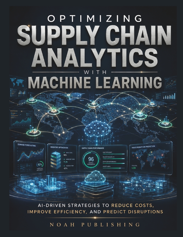 Optimizing Supply Chain Analytics with Machine Learning: A Practical Guide to Demand Forecasting, Inventory Optimization, Supplier Intelligence, Logis cover