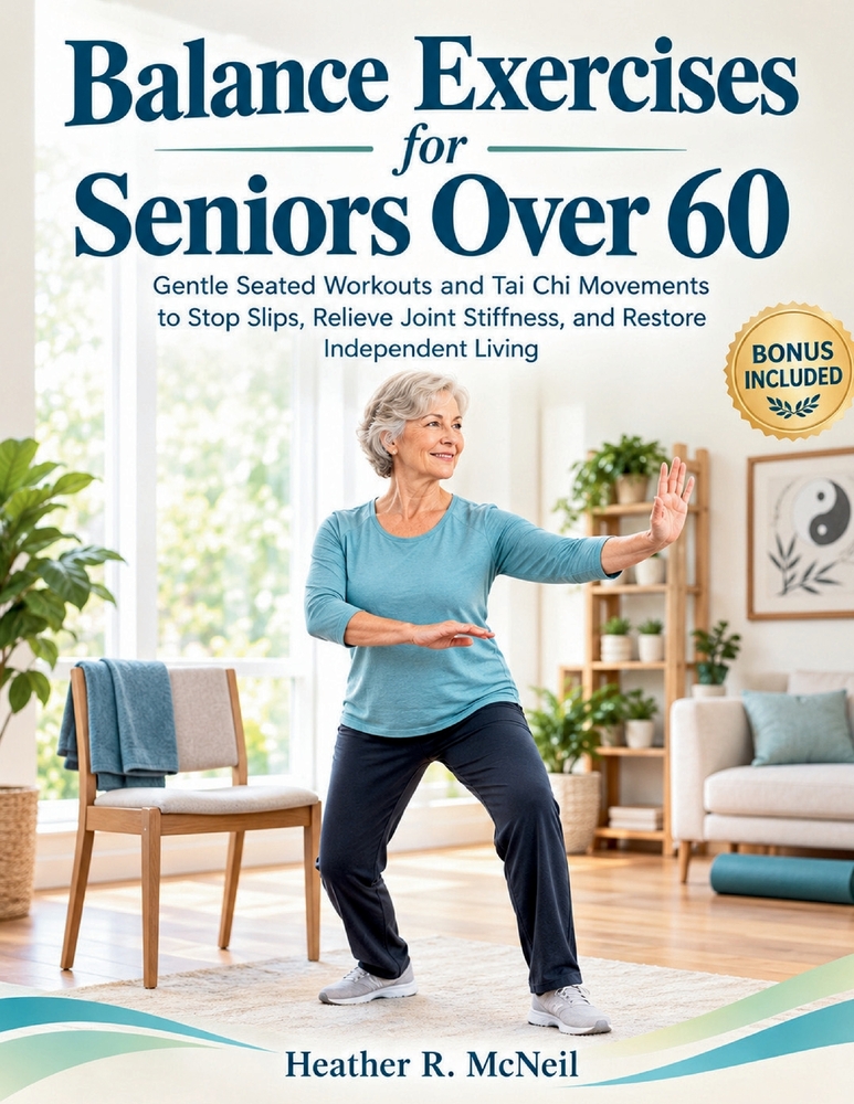 Balance Exercises for Seniors Over 60: Gentle Seated Workouts and Tai Chi Movements to Stop Slips, Relieve Joint Stiffness, and Restore Independent Li cover