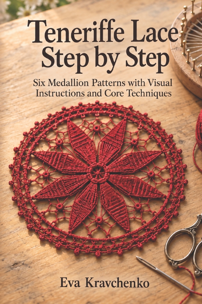 Teneriffe Lace Step by Step: Six Medallion Patterns with Visual Instructions and Core Techniques: A Picture-by-Picture Guide for New Makers cover