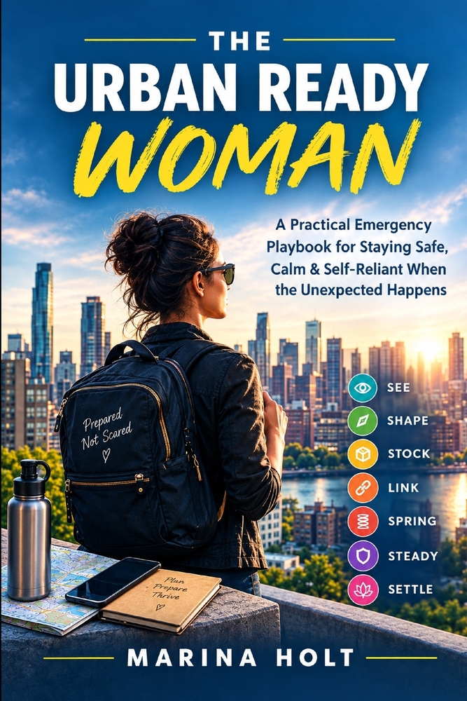 The Urban Ready Woman: A Practical Emergency Playbook for Staying Safe, Calm & Self-Reliant When the Unexpected Happens cover