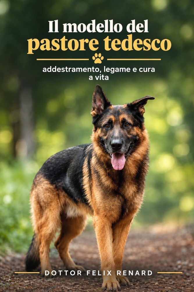 Il modello del pastore tedesco: addestramento, legame e cura a vita cover