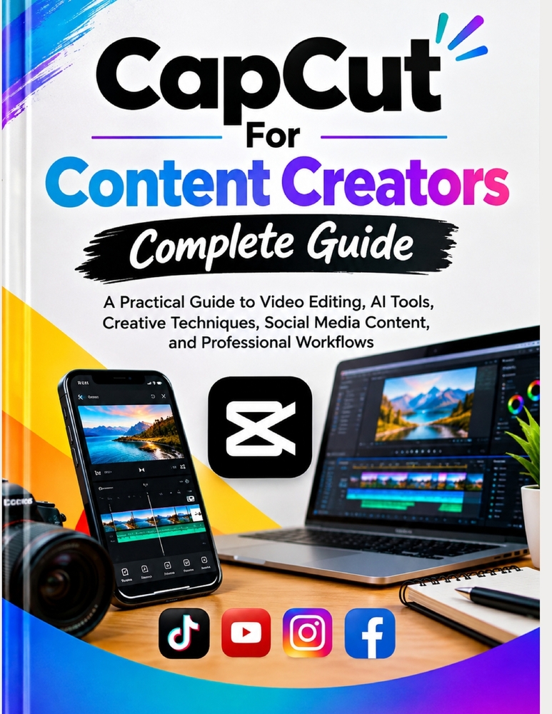 CapCup For Content Creators Complete Guide: A Practical Guide to Video Editing, AI Tools, Creative Techniques, Social Media Content, and Professional cover