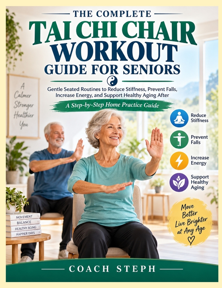 The Complete Tai CHI Chair Workout Guide for Seniors: Gentle Seated Routines to Reduce Stiffness, Prevent Falls, Increase Energy, and Support Healthy cover