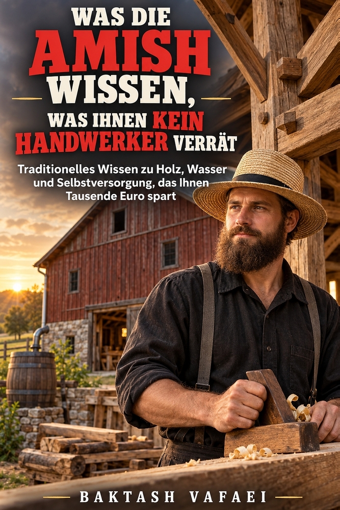 Was die Amish wissen, was Ihnen kein Handwerker verrät: Traditionelles Wissen zu Holz, Wasser und Selbstversorgung, das Ihnen tausende Euro spart cover
