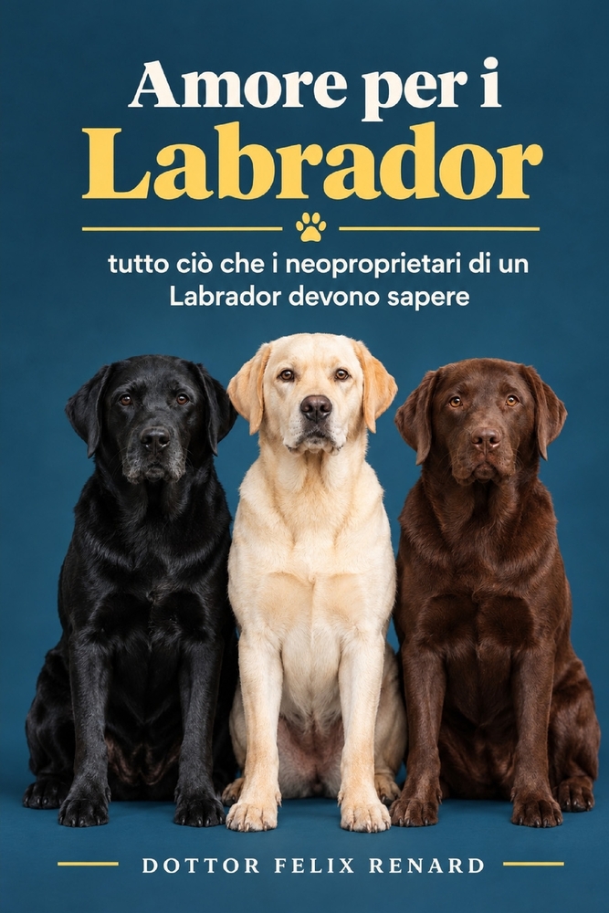 Amore per i Labrador: tutto ciò che i neoproprietari di un Labrador devono sapere cover