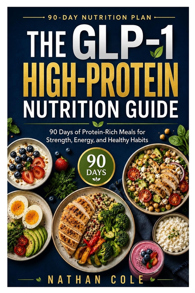 The Glp-1 High-Protein Nutrition Guide: 90 Days of Protein-Rich Meals for Strength, Energy, and Healthy Habits cover