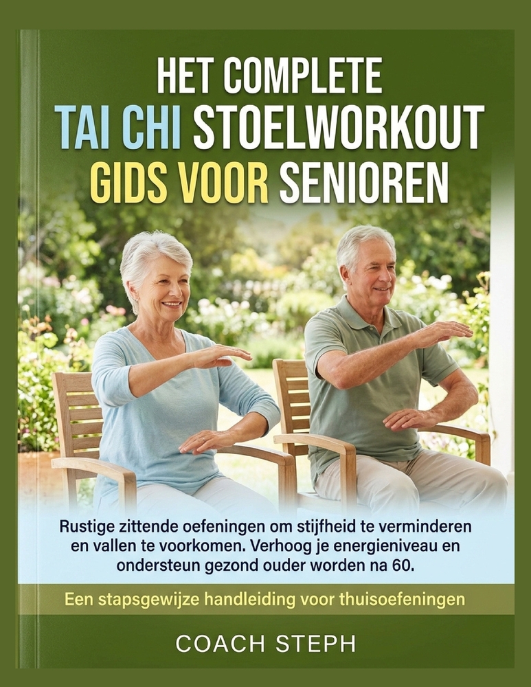 Het Complete Tai CHI Stoelworkout Gids Voor Senioren: Rustige zittende oefeningen om stijfheid te verminderen en vallen te voorkomen. Verhoog je energ cover