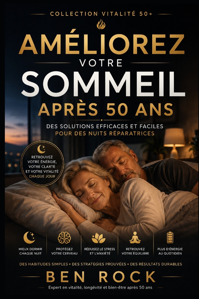Améliorez Votre Sommeil Aprées 50 ANS: Un guide pratique et concret pour un sommeil profond et réparateur dans la seconde moitié de la vie cover