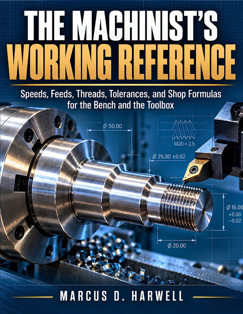 The Machinist's Working Reference: Speeds, Feeds, Threads, Tolerances, and Shop Formulas for the Bench and the Toolbox cover