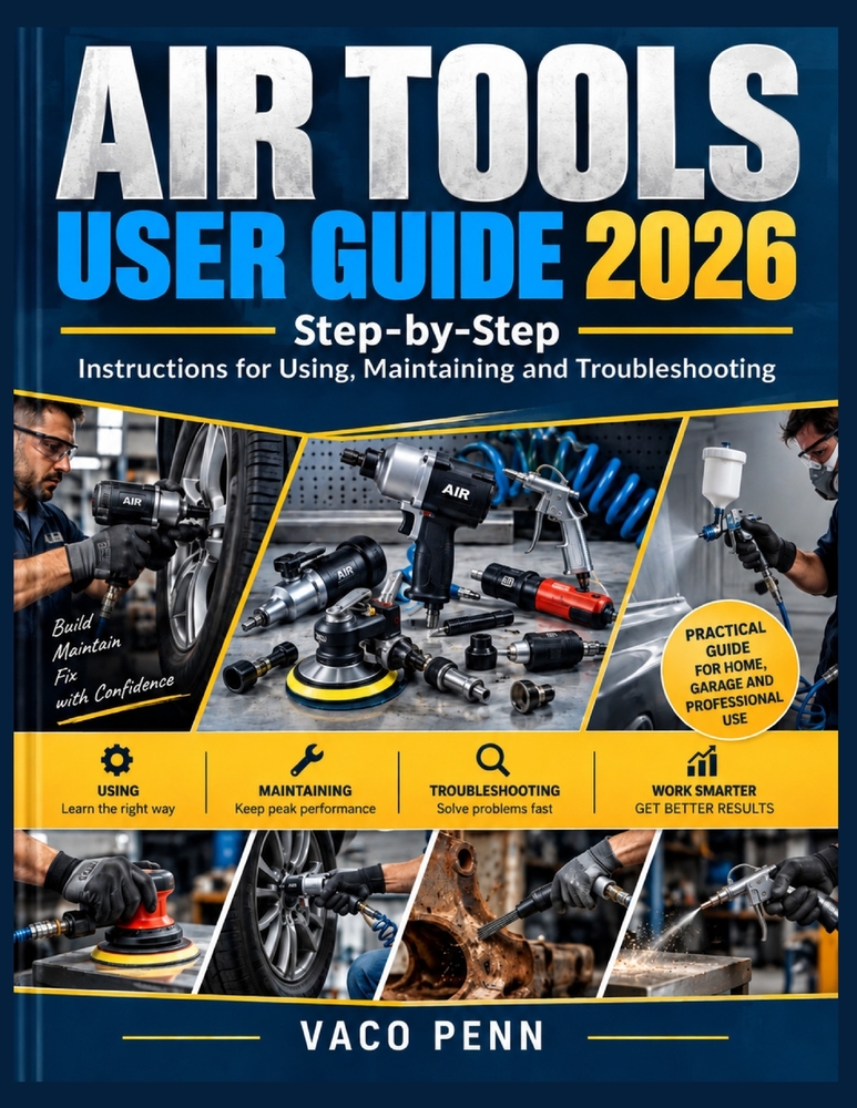 Air Tools User Guide 2026: Step-by-Step Instructions for Using, Maintaining and Troubleshooting cover