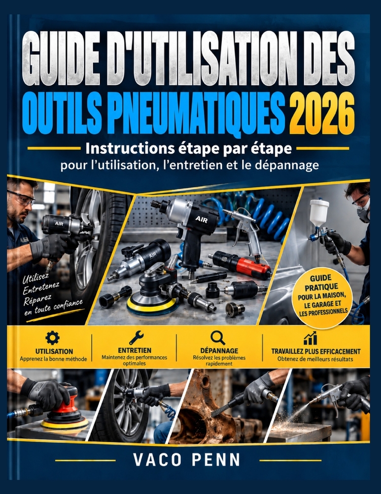 Guide d'Utilisation Des Outils Pneumatiques 2026: Instructions étape par étape pour l'utilisation, l'entretien et le dépannage cover