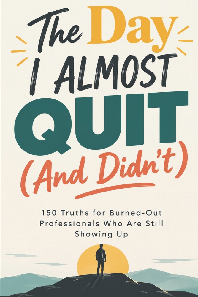 The Day I Almost Quit (And Didn't): 150 Truths for Burned-Out Professionals Who Are Still Showing Up cover
