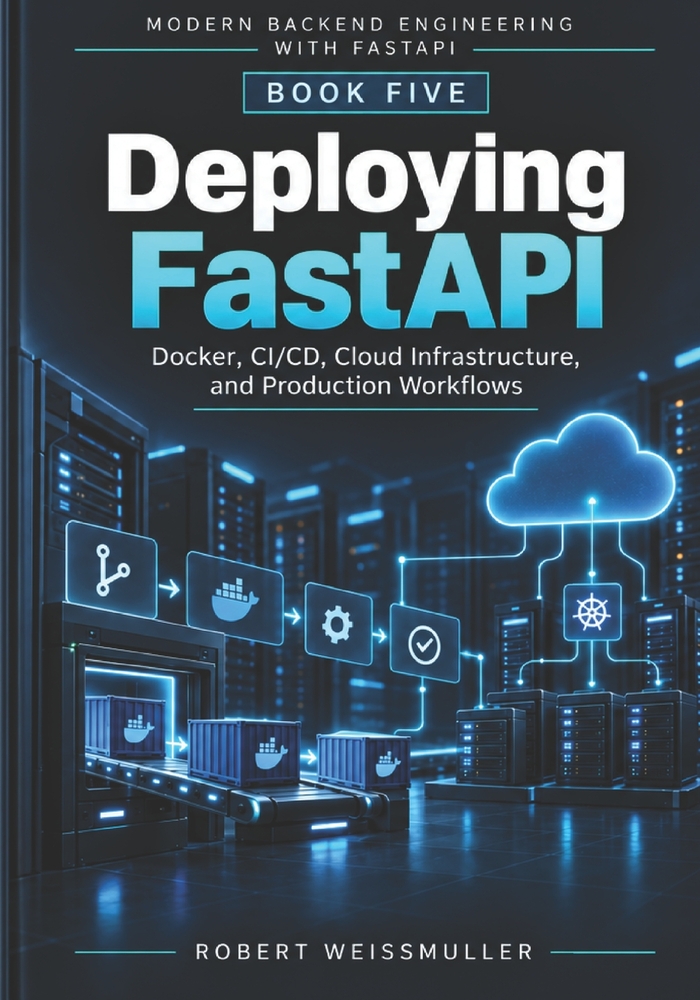 Deploying FastAPI: Docker, CI/CD, Cloud Infrastructure, and Production Workflows cover