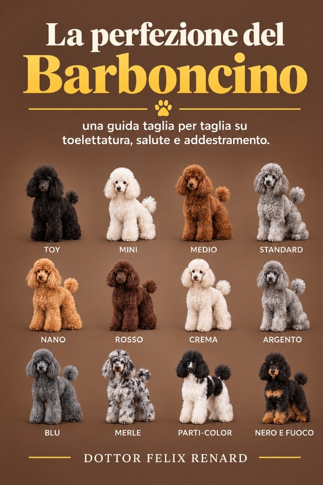 La perfezione del barboncino: una guida taglia per taglia su toelettatura, salute e addestramento. cover