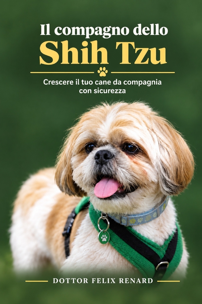 Il compagno dello Shih Tzu: crescere il tuo cane da compagnia con sicurezza cover