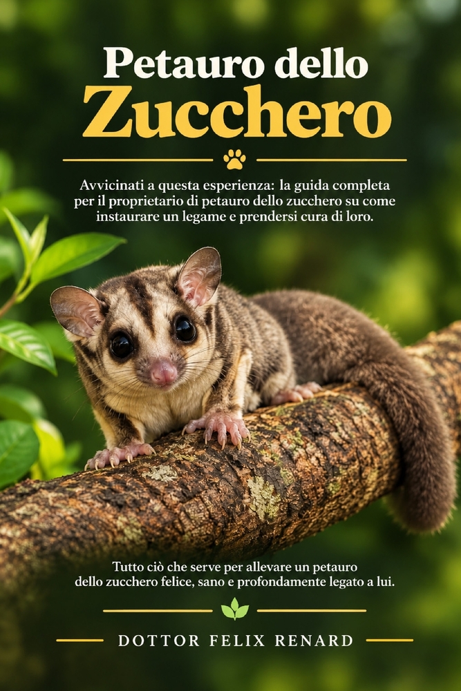 Avvicinati a questa esperienza: la guida completa per il proprietario di petauri dello zucchero su come instaurare un legame e prendersi cura di loro. cover