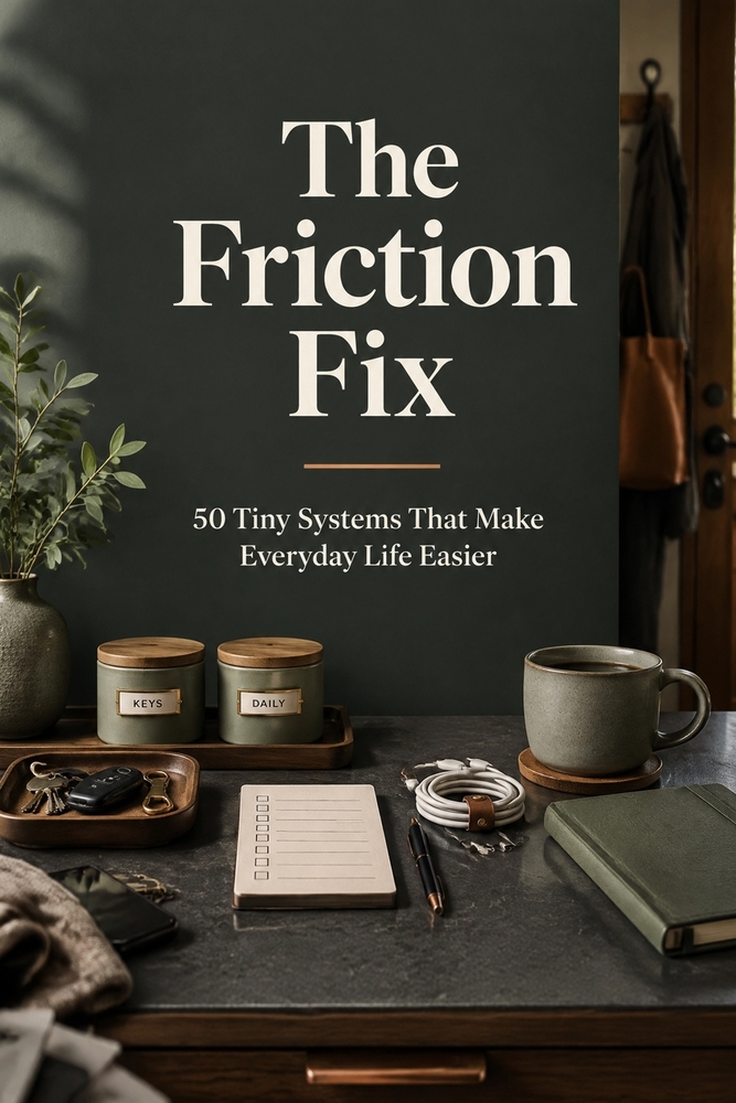 The Friction Fix: 50 Tiny Systems That Make Everyday Life Easier cover