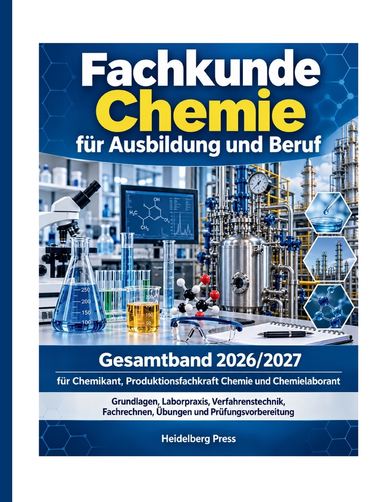 Fachkunde Chemie für Ausbildung und Beruf: Gesamtband 2026/2027 für Chemikant, Produktionsfachkraft Chemie und Chemielaborant - Grundlagen, Laborpraxi cover