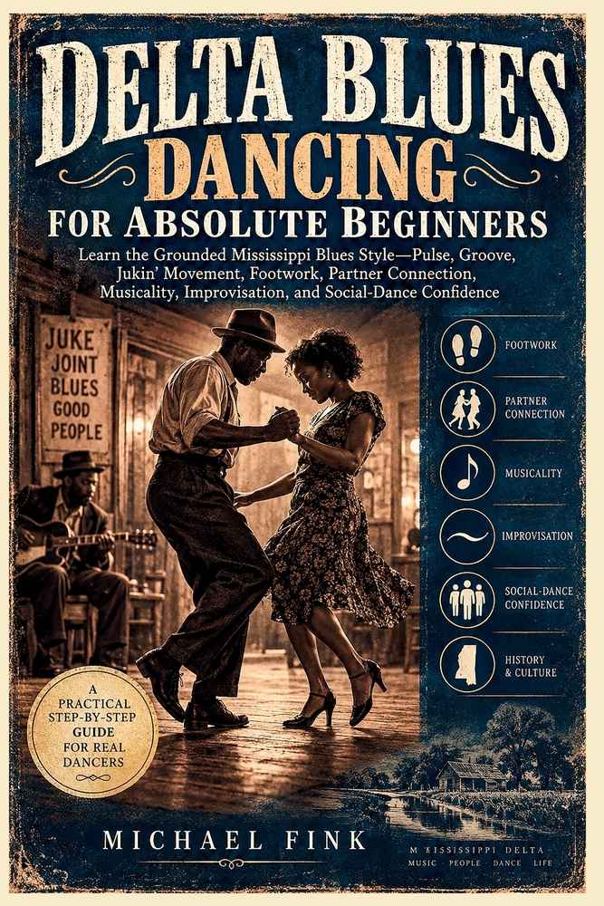 Delta Blues Dancing for Absolute Beginners: Learn the Grounded Mississippi Blues Style-Pulse, Groove, Jukin' Movement, Footwork, Partner Connection, M cover