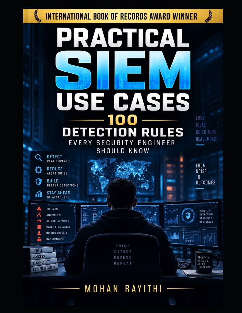 Practical SIEM Use Cases: 100 Detection Rules Every Security Engineer Should Know cover