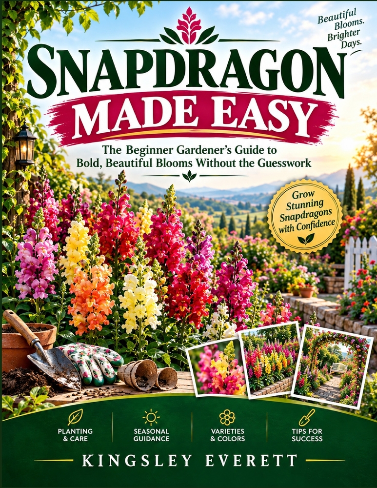 Snapdragon Made Easy: The Beginner Gardener's Guide to Bold, Beautiful Blooms Without the Guesswork cover