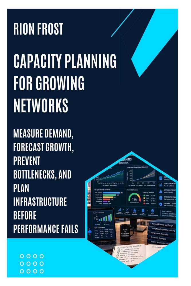 Capacity Planning for Growing Networks: Measure Demand, Forecast Growth, Prevent Bottlenecks, and Plan Infrastructure Before Performance Fails cover