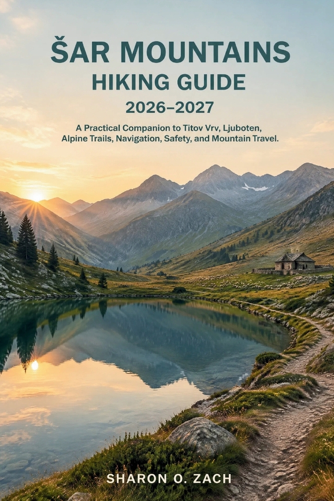 Sar Mountains Hiking Guide 2026-2027: A Practical Companion to Titov Vrv, Ljuboten, Alpine Trails, Navigation, Safety, and Mountain Travel cover