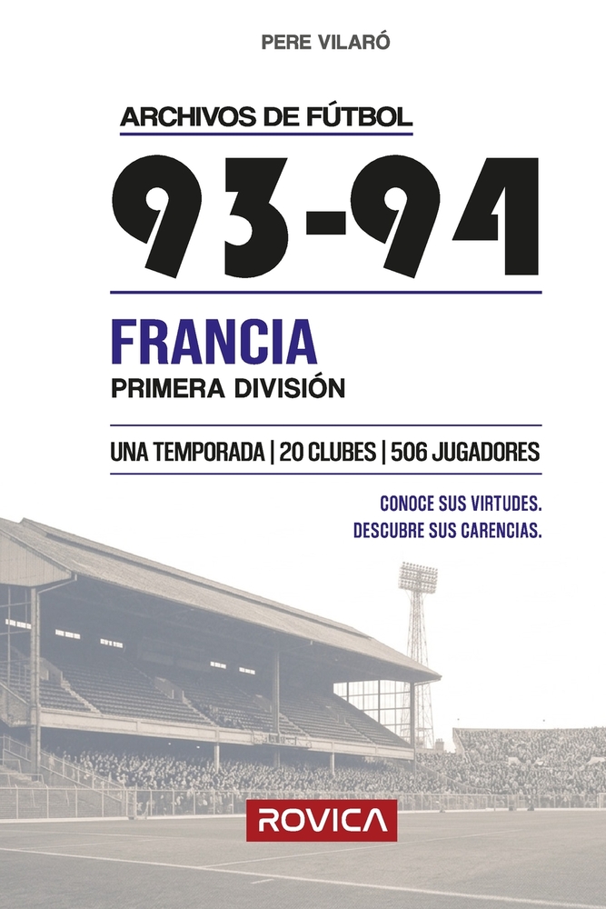 93-94 Francia - Primera División cover
