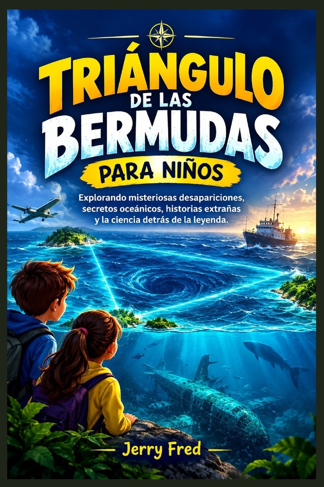 Triángulo de Las Bermudas Para Niños: Explorando misteriosas desapariciones, secretos oceánicos, historias extrañas y la ciencia detrás de la leyenda. cover
