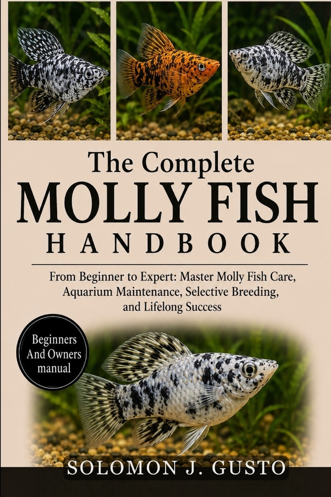 The Complete Molly Fish Handbook: From Beginner to Expert: Master Molly Fish Care, Aquarium Maintenance, Selective Breeding, and Lifelong Success cover