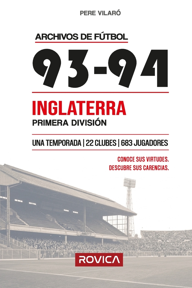 93-94 Inglaterra - Primera División cover
