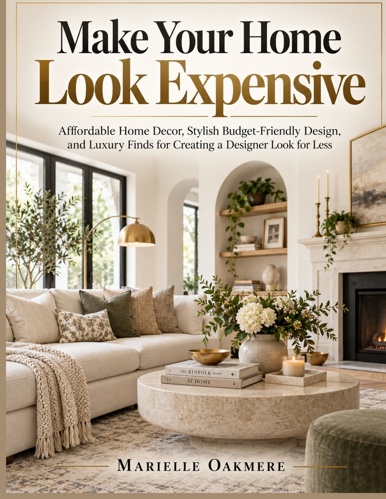 Make Your Home Look Expensive: Affordable Home Decor, Stylish Budget-Friendly Design, and Luxury Finds for Creating a Designer Look for Less cover
