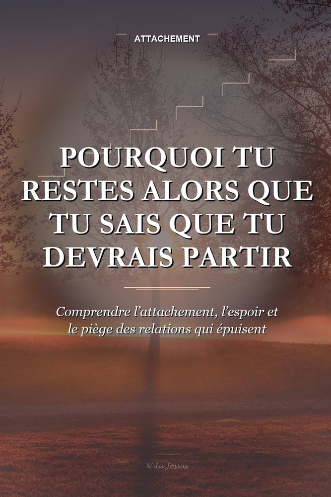 Pourquoi Tu Restes Alors Que Tu Sais Que Tu Devrais Partir: Comprendre l'attachement, l'espoir et le piège des relations qui épuisent cover
