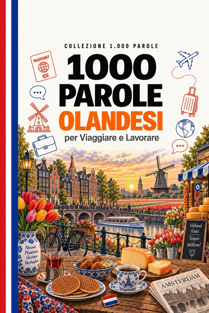 1000 Parole Olandesi: per Viaggiare e Lavorare cover