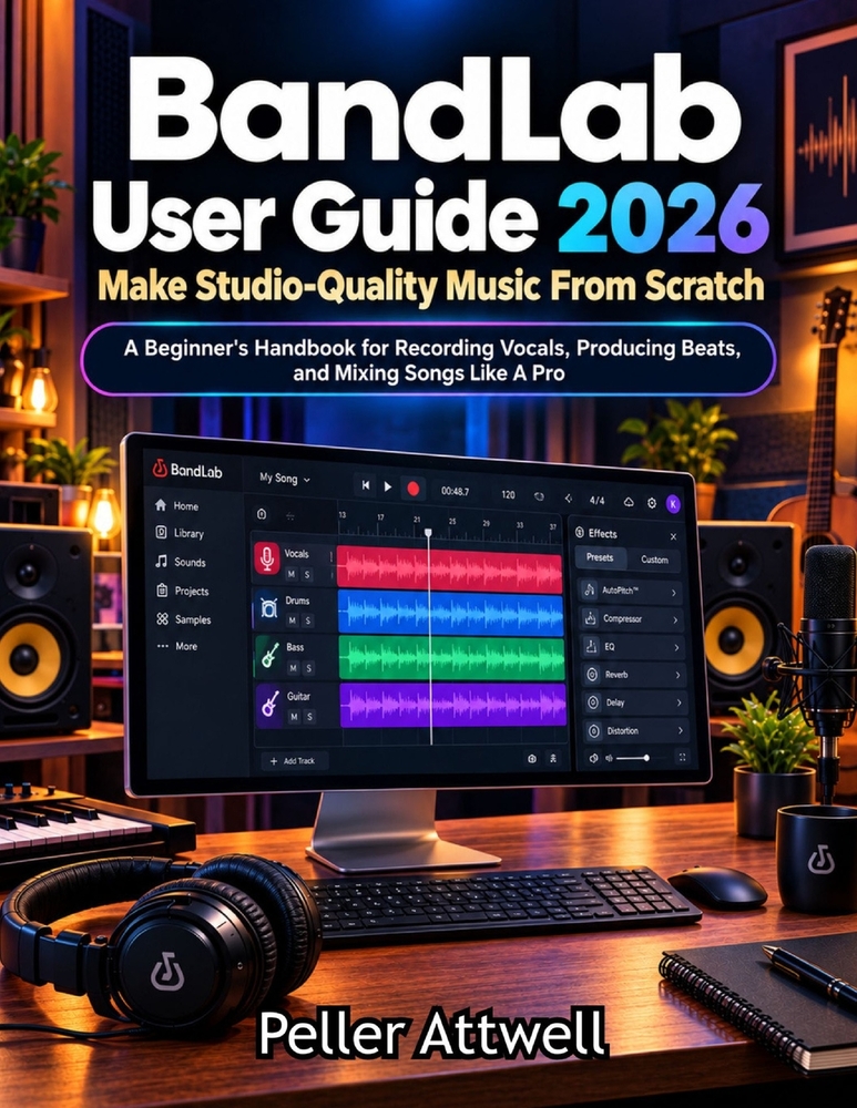 BandLab User Guide 2026: Make Studio-Quality Music From Scratch: A Beginner's Handbook for Recording Vocals, Producing Beats, and Mixing Songs Like A cover