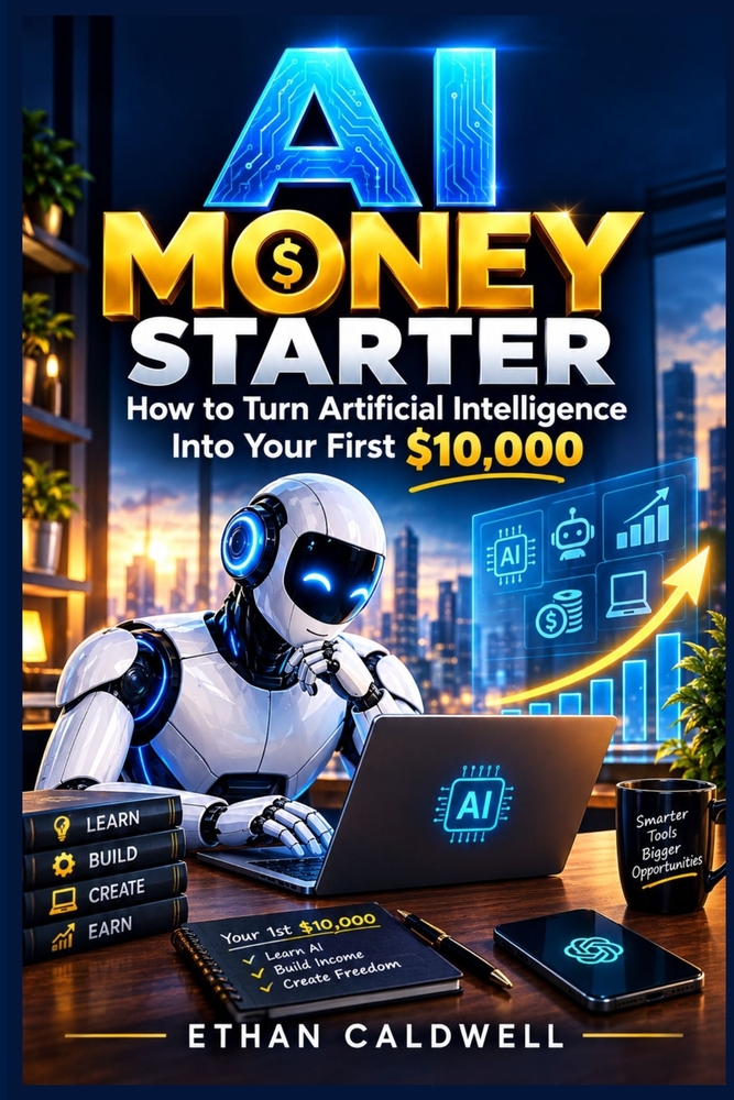 AI Money Starter: How to Turn Artificial Intelligence Into Your First $10,000 cover