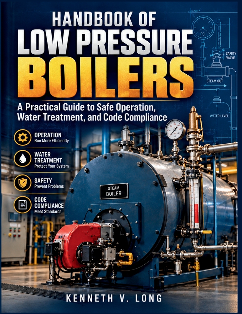 Handbook of Low Pressure Boilers: A Practical Guide to Safe Operation, Water Treatment, and Code Compliance cover