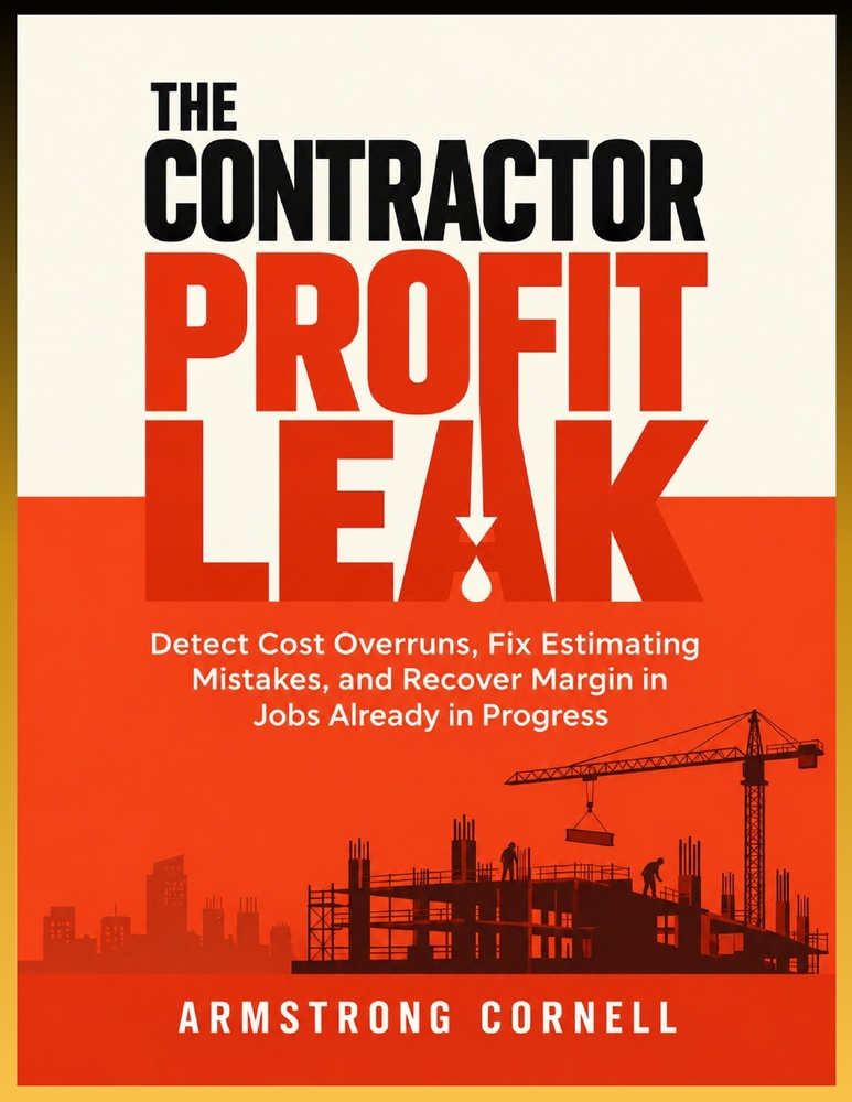 The Contractor Profit Leak: Detect Cost Overruns, Fix Estimating Mistakes, and Recover Margin in Jobs Already in Progress cover