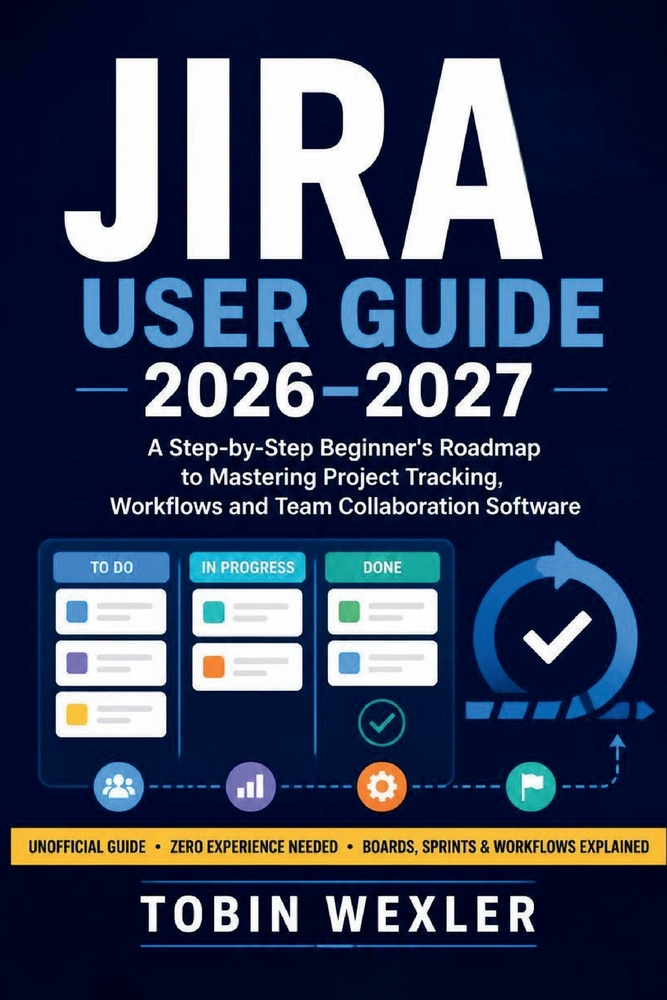 Jira User Guide 2026-2027: A Step-by-Step Beginner's Roadmap to Mastering Project Tracking, Workflows and Team Collaboration Software cover