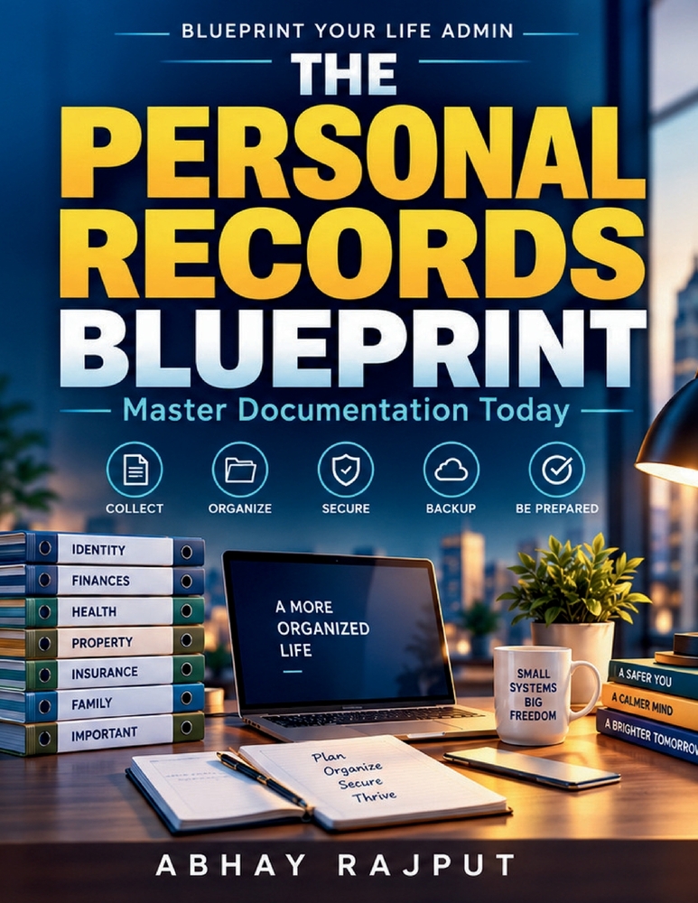 The Personal Records Blueprint: Recurring Event Tracking Medical Record Organization Financial Document Management Legal Insurance Information Reliabl cover