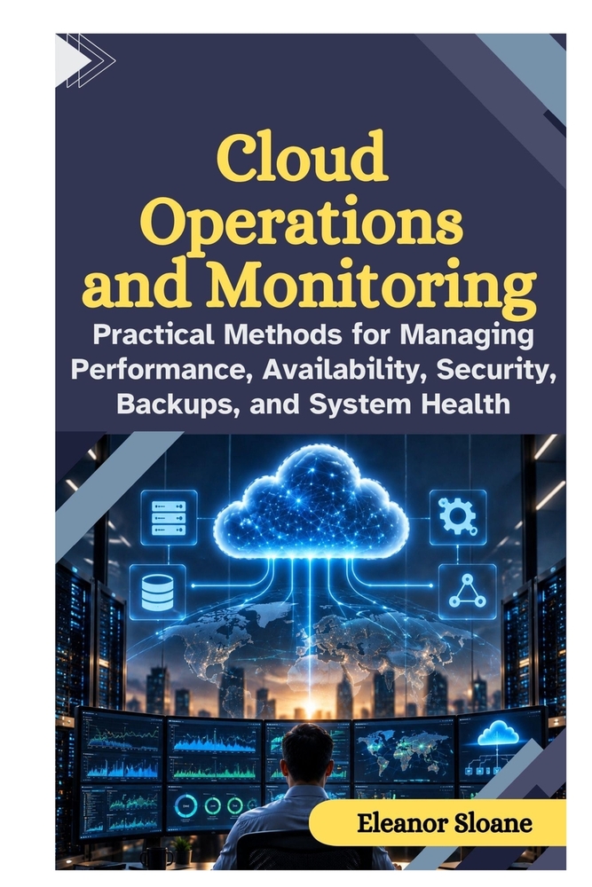 Cloud Operations and Monitoring: Practical Methods for Managing Performance, Availability, Security, Backups, and System Health cover