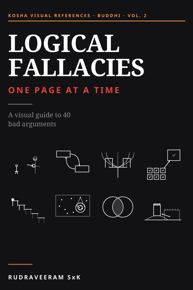 Logical Fallacies, One Page at a Time: A Visual Guide to 40 Bad Arguments cover