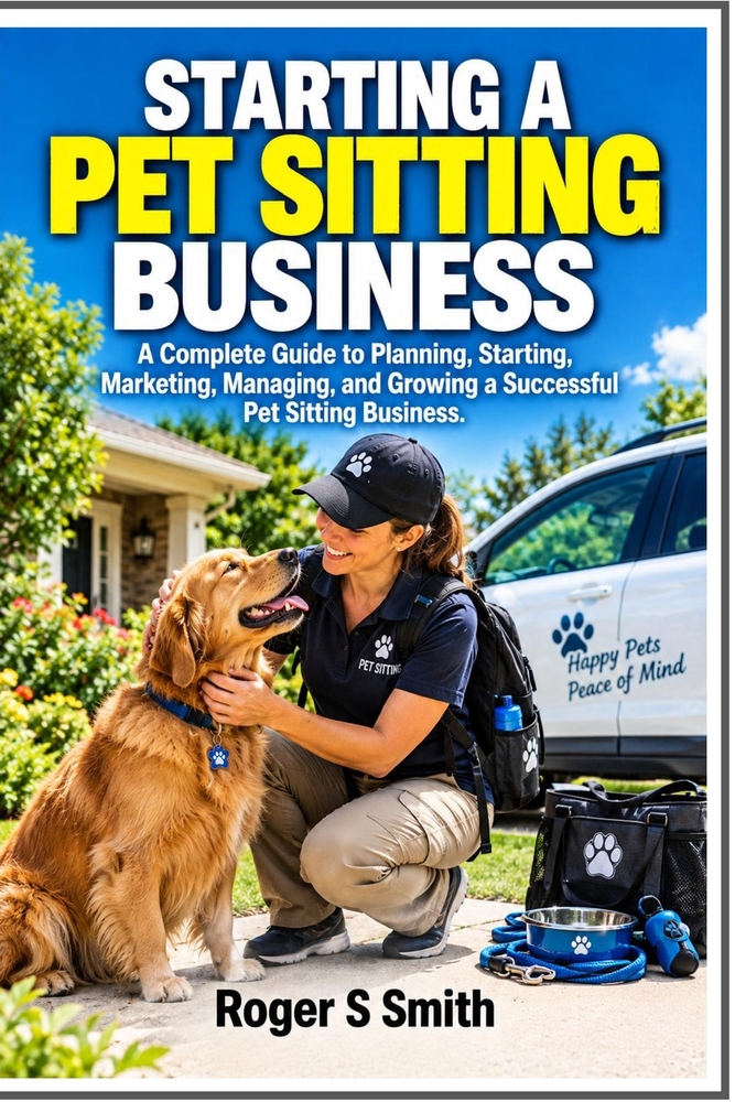 Starting a Pet Sitting Business: A Complete Guide to Planning, Starting, Marketing, Managing, and Growing a Successful Pet Sitting Business cover