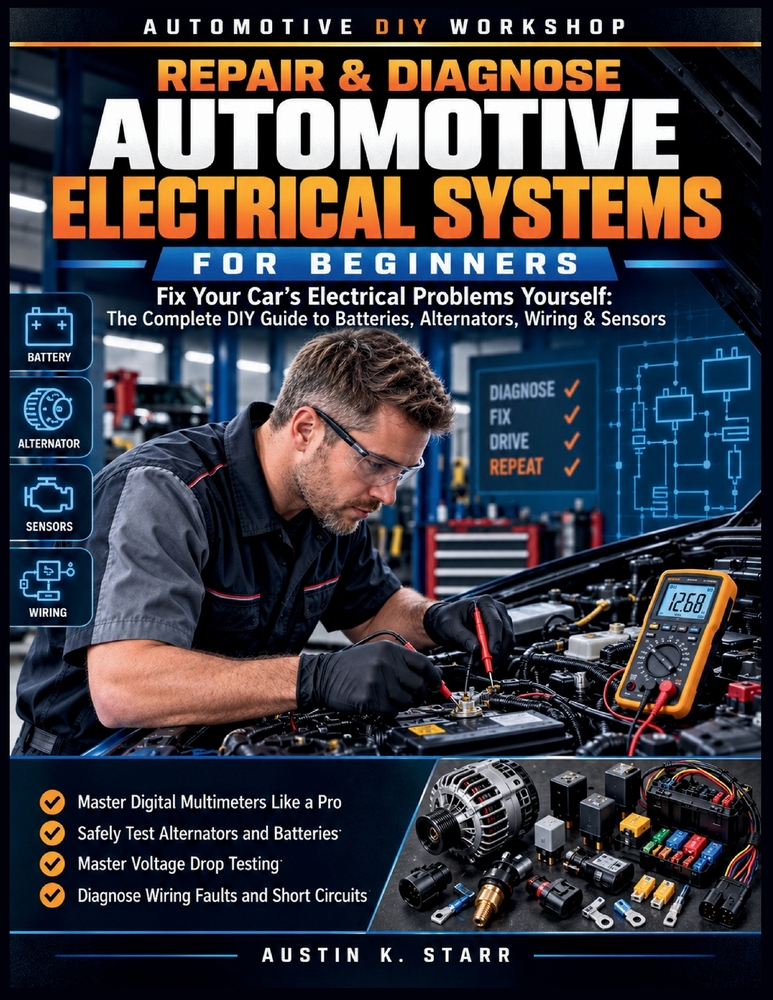 Repair & Diagnose Automotive Electrical Systems for Beginners: Fix Your Car's Electrical Problems Yourself: The Complete DIY Guide to Batteries, Alter cover