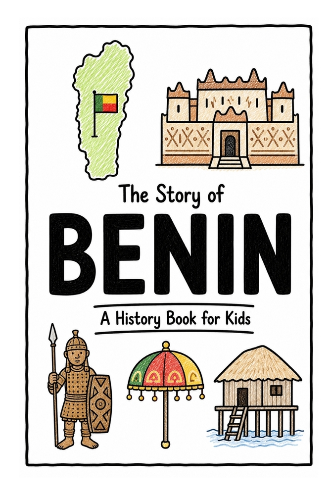 The Story of Benin - A History Book for Kids: A Fun, Educational, and Illustrated Journey Through Beninese History for Children and Curious Minds cover