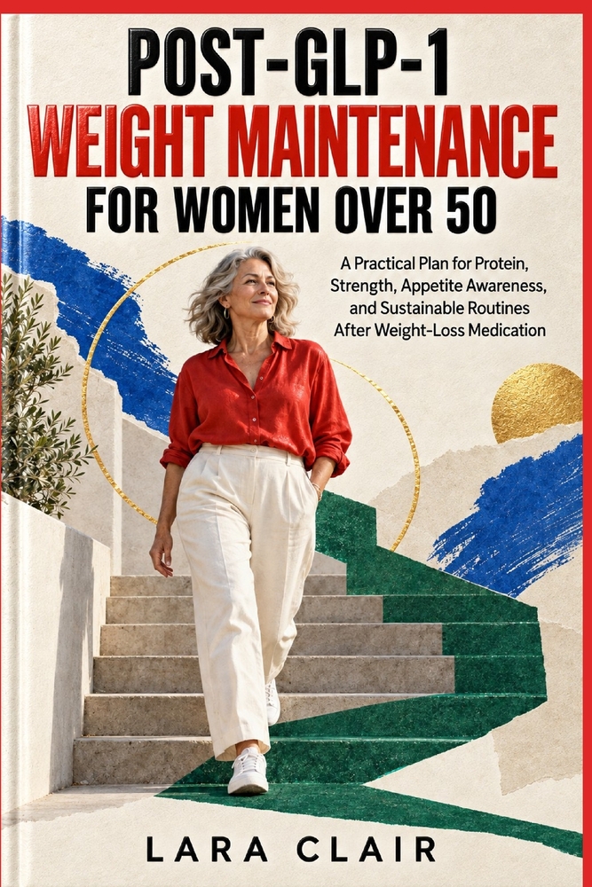 Post-GLP-1 Weight Maintenance for Women Over 50: A Practical Plan for Protein, Strength, Appetite Awareness, and Sustainable Routines After Weight-Los cover