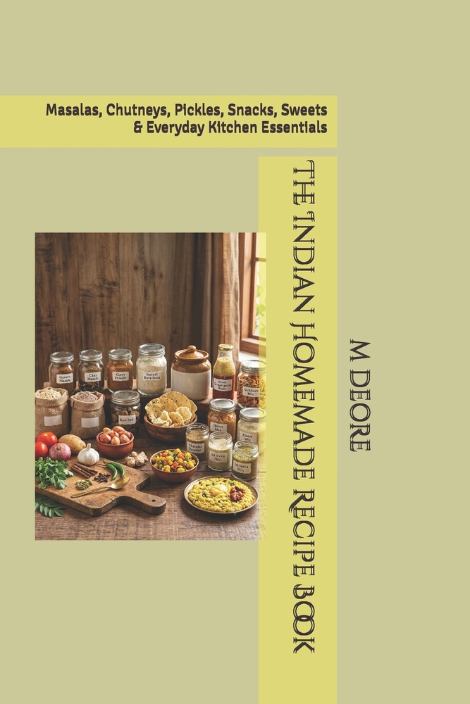 The Indian Homemade Recipe Book: Masalas, Chutneys, Pickles, Snacks, Sweets & Everyday Kitchen Essentials cover