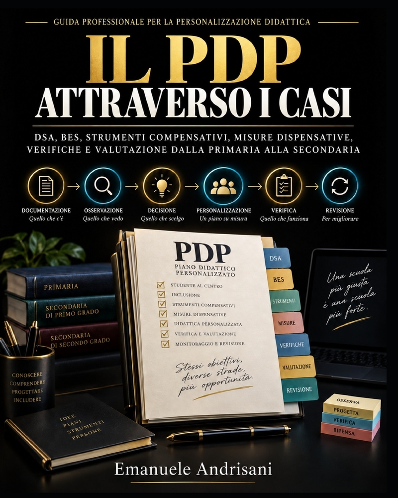 Il Pdp Attraverso I Casi: DSA, altri BES e casi di confine: cosa scrivere, cosa evitare e come applicare davvero il Piano Didattico Personalizzato cover