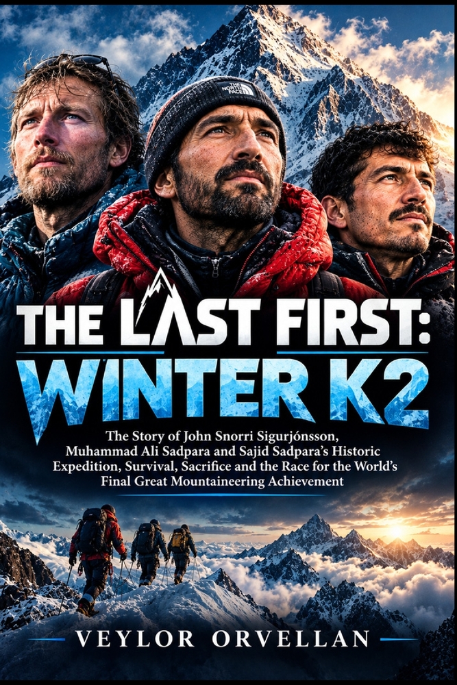 The Last First: WINTER K2: The Story of John Snorri Sigurjónsson, Muhammad Ali Sadpara and Sajid Sadpara's Historic Expedition, Survival, Sacrifice an cover