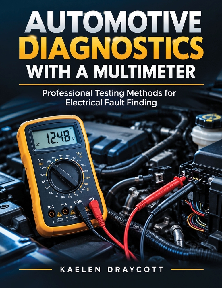 Automotive Diagnostics With a Multimeter: Professional Testing Methods for Electrical Fault Finding cover